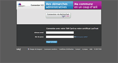 Desktop Screenshot of login.macommune.lu